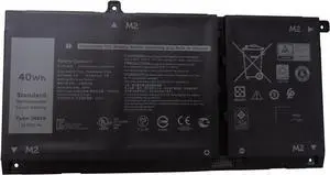 IZKROR JK6Y6 40Wh Battery Replacement for Dell Latitude 3120 3410 3510 Vostro 5300 5301 5401 5402 5501 5502 Inspiron 5300 5301 7300 5401 5402 5501 Inspiron 5400 7300 2-in-1 Silver Series H5CKD 7T8CD