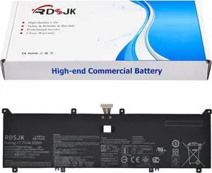 C22N1720 Laptop Battery for ASUS ZenBook S UX391 UX391FA UX391UA UX391UA-1A 2A 3A UX391UA-3B UX391UA-EG007T UX391UA-EG019T UX391UA-EG023T UX391UA-EG062T UX391FA-AH005T Series 0B200-02820000E 7.7V 50Wh