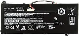 7xinbox 11.4V 52.5Wh AC14A8L Replacement Laptop Battery for Acer V15 Nitro Aspire VN7-571 VN7-591 VN7-791 VN7-591G VN7-571G VN7-572G Series Laptop