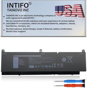 INTIFO 95Wh PKWVM Laptop Battery Compatible with Dell Precision 7550 7750 7560 7760 Series Notebook C903V CR72X 17C06 447VR [11.4V 95Wh 6-Cell]
