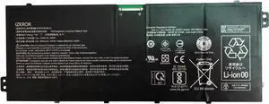 IZKROR AP18F4M 56Wh 7380mAh 4-Cells Battery Replacement for Acer Chromebook 714 CB714-1W CB714-1WT 715 CB715-1W CB715-1WT / Spin 7 SP714-61NA Series Laptop 2ICP5/54/90-2 KT.00404.001 7.6V