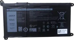 IZKROR JPFMR 42Wh 3500mAh 3-Cells Battery Replacement for Dell Chromebook 3400 3100/3100 2-in-1 5488 5493 5593 Series 0JPFMR 7MT0R 7MTOR 16DPH 7T0D3 07T0D3 P90F 11.4V