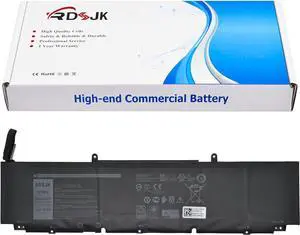 XG4K6 01RR3 F8CPG 5XJ6R Laptop Battery for Dell XPS 17 9700 9710 9720 9730 Precision 5750 5760 5770 XPS 17-9700-D1741S 17-9700-D1761TS Series 0XG4K6 001RR3 0F8CPG 05XJ6R KVPMY 0YY3V KRDHV 11.4V 97Wh