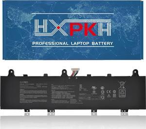 HXPK C41N1906 Laptop Battery for ASUS Zephyrus Duo 15 GX550 GX550LXS GX550LWS GX551QS Series Notebook 15.4V 90Wh