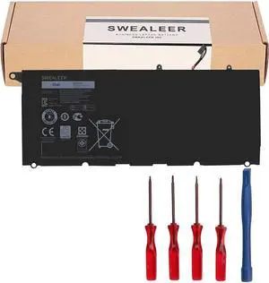 SWEALEER JD25G Laptop Battery for Dell XPS 13 9343 9350 13D-9343 Replacement for 90V7W 5K9CP DIN02 0DRRP JHXPY 0N7T6 RWT1R 13D-9343-1808T (jd25g Battery)