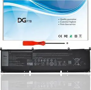 DGTEC 8FCTC Laptop Battery Replacement with Dell XPS 15 9500 9520 G15 5510 5520 Precision 5550 5560 5570 for Alienware M15 R3 R4 M17 R3 R4 69KF2 08FCTC 70N2F 0P8P1P 0M59JH 0DVG8M 56Wh Not SH03XL