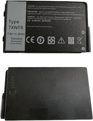 HCSK 7XNTR Laptop Battery Replacement for Dell Latitude 12 7202 7212 Rugged Extreme Tablet Series Notebook J7HTX 07XNTR FH8RW 0FH8RW 7.4V 26Wh 3420mAh