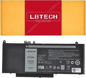 LBTECH 6MT4T Compatible Laptop Battery Replacement for Dell Latitude E5450 E5470 E5550 E5570 Notebook 15.6" Series 7.6V 62Wh