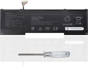 CQCEO R15B05W Laptop Battery Replacement for Xiaomi Pro X15 R15B05W 31CP5/73/70-2 11.55V 6927mAh/80wh 8FCTC