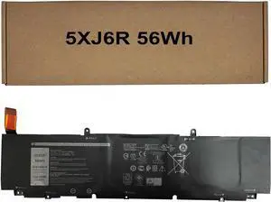 IZKROR 5XJ6R 56Wh 4667mAh 3-Cells Battery Replacement for Dell XPS 17 9700 9710 9720 9730 / Precision 5750 5760 5770 Series XG4K6 03324J 01RR3 001RR3 F8CPG 0F8CPG OF8CPG KVPMY 0YY3V KRDHV 11.4V