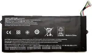 FLIWER AP13J4K AP13J3K Replacement Battery Compatible with Acer Chromebook C720 C720P C740 KT00304001 [11.4V 45Wh]