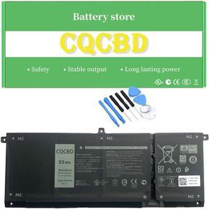 CQCQ H5CKD JK6Y6 0C5KG6 0CF5RH Battery for Dell Latitude 3410 3510 Vostro 5300 5401 5501 Inspiron 5300 5401 5408 5501 5508 5400 7405 7300 7500 2-in-1 Silver (4Cell 15V 53Wh/3360mAh)