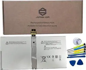 JIAZIJIA G3HTA027H Laptop Battery Replacement for Microsoft Surface Pro 4 1724 12.3 inch Series Notebook DYNR01 with Tools White 7.5V 38.2Wh 5087mAh