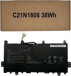 IZKROR C21N1808 38Wh 4940mAh Battery Replacement for Asus Chromebook C423NA C423NA-BV0001 C423NA-1A C423NA-DH02 C523NA C523NA-A20007 C523NA-1A Series C21PqCH 0B200-03060000 0B200-03130000 7.7V