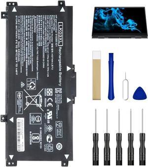 WUHAO Laptop Battery LK03XL for HP Envy 17t-AEHP 17-AE 17-CE X360 15-BP Replacement Battery with Repair Tool Kit
