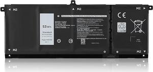 H5CKD Laptop Battery Compatible with Dell Latitude 3410 3510 Vostro 5300 5301 5401 5501 Inspiron 5300 5401 5408 5501 5508 5400 5406 7405 7300 7500 7506 2-in-1 Silver Edition 7T8CD Series(15V 53Wh)