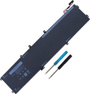 6GTPY Battery 97WH, Replacement for Dell XPS 15 9560 Battery, XPS 15 9570 9550 7590 Vostro 7500 Precision 5510 5520 5530 M5510 M5520 1P6KD 4GVGH GPM03 5D91C 5XJ28 451-BBYB P56F002 Laptop Battery 11.4V