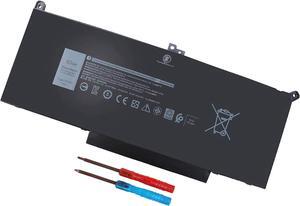 TTFA F3YGT,60WH F3YGT 7480 7490 Battery for Dell Latitude 7480 7390 7280 7290 7380 7490 E7280 E7480 E7490 12 7000 13 7000 14 7000 Series DM3WC DM6WC 2X39G KG7VF 451-BBYE 453-BBCF 7.6V 4-Cell (JC04)