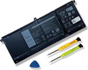 H5CKD Laptop Battery Replacement for Dell Latitude 3410 3510 Vostro 5300 5301 5401 5501 Inspiron 5300 5401 5408 5501 5508 5400 5406 7405 7300 7500 7506 2-in-1 Silver Edition 7T8CD TXD03 15V 53Wh