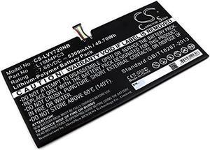 Flujoy 5300mAh/7.68V Replacement Battery for IdeaPad Miix 720-12IKB (80VV00 5B10L72502 L15M4PC3 L15L4PC3 5B10W89300 SB10W89296