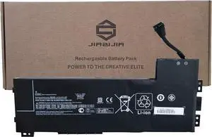 JIAZIJIA VV09XL Laptop Battery Replacement for HP ZBook 15 G3 G4 17 G3 Series Notebook HSTNN-DB7D HSTNN-C87C 808398-2B1 808398-2C1 808398-2C2 808452-005 808452-001 VV09090XL Black 11.4V 90Wh 7500mAh