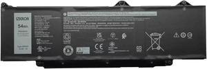 IZKROR DR02P 54Wh 4623mAh 3-Cells Battery Replacement for Dell Latitude 5440 5540 / Precision 3480 3580 Series 2X1V9 11.4V