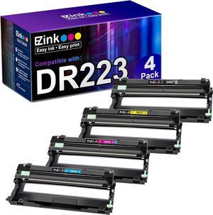 E-Z Ink Compatible Drum Unit Replacement for Brother DR223CL DR223 DR-223 Compatible with MFC-L3770CDW MFC-L3750CDW HL-L3230CDW HL-L3290CDW HL-L3210CW (Black, Cyan, Magenta, Yellow, 4 Pack)