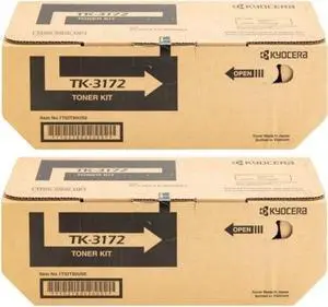 Kyocera TK-3172 (TK3172) Black Toner Cartridge 2-Pack for ECOSYS P3050dn