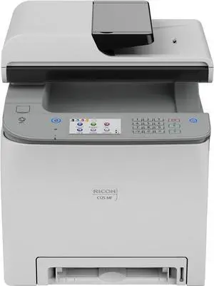 RICOH C125 MF Color Laser All-in-One Printer | 26ppm | Multifunction Copy Scan Fax | Secure Wireless | Touchscreen | WiFi, AirPrint, Mopria, Ethernet, USB | Duplex Printing