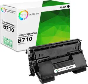 TCT B710 Toner Cartridge - Compatible Replacement for Okidata B710 52123601 Black Works with Okidata B710 B710DN B710N B720 B720DN B720N B730 B730N Printers (15,000 Pages)