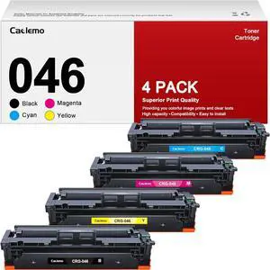 046 046H Toner Cartridge MF733Cdw Toner Replacement for Canon 046 Toner Cartridge Set Canon 046 046H Toner for Color ImageCLASS MF733Cdw MF731Cdw MF735Cdw Printer (4 Pack, Black Cyan Magenta Yellow)