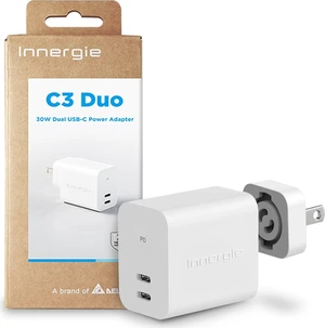 C3 Duo 30W PD3.0 Dual-Port USB C Wall Charger US Plug 30 Watts Power Adapter Compatible with iPhone 16 iPad MacBook Air Switch (Delta Electronics) C3 Duo 30W PD3.0 Dual-Port USB C Wall Charger US Plug 30 Watts Power Adapter Compatible with iPhone 16 iPad MacBook Air Switch (Delta Electronics)