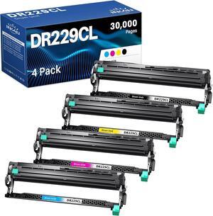 DR229CL Drum Unit for Brother Printer Replacement for Brother DR-229CL DR229 Drum Unit for Brother HL-L3220CDW HL-L3280CDW MFC-L3720CDW MFC-L3780CDW HL-L3300CDW HL-L3295CD Printer (4 Pack, NOT Toner)