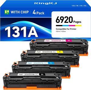131A Toner Cartridges 4 Pack 131X M251nw M276nw Compatible   Laserjet Pro 200 Color MFP M276nw M251nw M276 M251 Printer Ink HP 131A 131X CF210X CF210A CF211A CF212A CF213A Laser Copier All-In-One