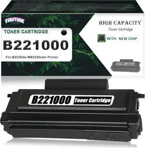 B221000 Black Toner Cartridge (with New Chip) B2236 High Yield Black Toner Cartridge Replacement for B2236dw MB2236adw Printer(1-Pack)