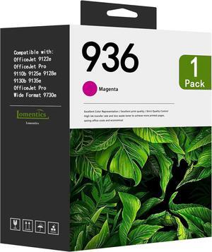 936 Magenta Ink Cartridge (1-Pack) Compatible 936M Ink Cartridge Replacement   936 Ink Work with OfficeJet Pro 9128 9110b 9130b 9125e 9135e 9122e OfficeJet Pro Wide Format 9730e Printers