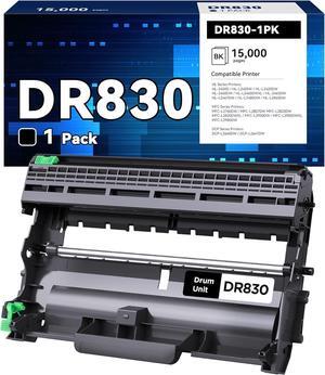 DR830 Drum Unit 1 Pack (NOT Toner) Replacement for Brother DR830 DR 830 to use with Brother DCP-L2640DW HL-L2480DW MFC-L2807DW MFC-L2820DW MFC-L2820DWXL Printer