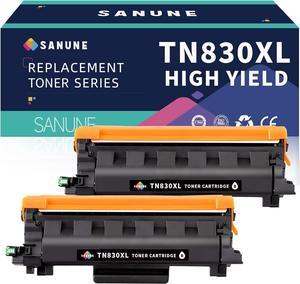 TN830XL Black Toner Cartridges Replacement for Brother TN830 TN-830XL TN830XL Toner for Brother Printer HL-L2400D HL-L2460DW HL-L2405W HL-L2480DW DCP-L2640DW MFC-L2820DW MFC-L2820DWXL (2 Pack)