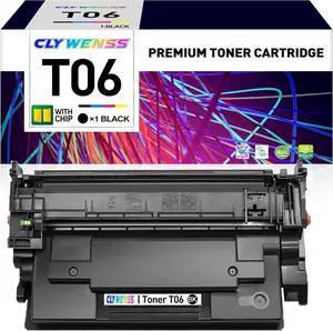 Ennovor T06 Black Toner Cartridge with CHIP Replacement for Canon T06 T06L 3526C001AA for ImageRUNNER 1643 1643i 1643if, imageCLASS X MF1643i II 1643iF II Printer (1-Pack)