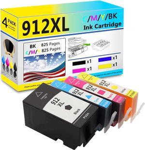 Replacement 912XL Ink Cartridges Compatible   912XL 912 Ink Cartridge Work   OfficeJet 8012 8014 8015 8017 Pro 8022 8023 8024 8025 Printers