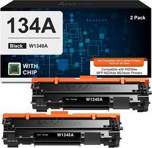 134A W1340A Black Toner Cartridge Replacement for 134A 134X W1340A W1340X Toner for M209dw M234sdn M234dw M234sdw M211d M211dw M233dw M233sdn M233sdw M236d M236dw M236sdn M236sdw Printer | 2-Pack