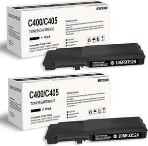 Versalink C400/C405 Extra High Capacity Toner Cartridges Replacement for Xerox VersaLink C400 C405 C400D MFP C405 C405N Printer, 106R03524 106R03526 106R03527 106R03525 (2-Pack,Black)