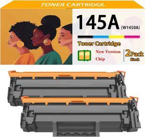145A Toner Cartridges W1450A with Chip Compatible   145A W1450A Toner Cartridge Work   Laserjet Pro 3003dw 3003dn MFP 3103fdn 3103fdw Printers,2 Black