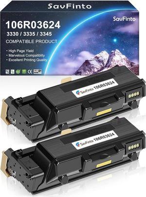 3335 106R03624 Extra High Capacity Toner Cartridge Replacement for Xerox Phaser 3330 3330dni WorkCentre 3335 3335dni 3345 3345dni Laser Printers(15,000 Pages, Black, 2-Pack )