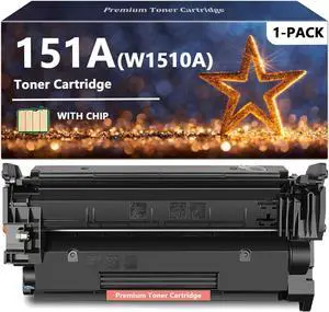 Ennovor 151A W1510A Toner Cartridges Compatible for HP 151A W1510A 151X W1510X, Quality Toner for HP Laserjet Pro 4003 MFP 4103 Series Printers, 1 Pack