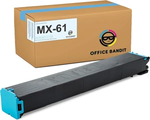 Office Bandit Compatible Toner for Sharp MX-3071, MX-4071, MX-5071 MX61 MX-61NTCA Cyan Office Bandit Compatible Toner for Sharp MX-3071, MX-4071, MX-5071 MX61 MX-61NTCA Cyan
