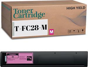 T-FC28 Compatible Toner Cartridge for Toshiba T-FC28-K T-FC28-C T-FC28-M T-FC28-Y, for E-Studio 2330C 2820C 3520C 4520C 2830C 3530C Printer (1Magenta)