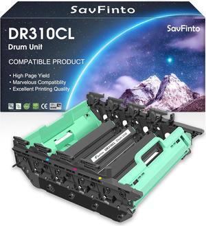 DR310CL DR-310CL Imaging Drum Unit Replacement for Brother DR310 Drum for HL-4150CDN, HL-4570CDW, HL-4570CDWT, MFC-9460CDN, MFC-9560CDW, MFC-9970CDW Printer (25,000 Pages, B/C/M/Y, 4-Pack