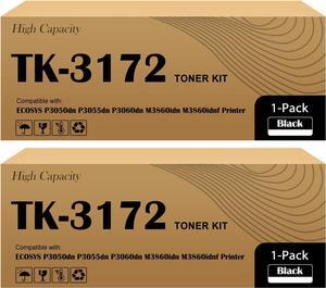 2-Pack TK3172 TK-3172 Black Toner Cartridge 1T02T80US0 Compatible with ECOSYS P3050dn P3055dn P3060dn M3860idn M3860idnf Printers