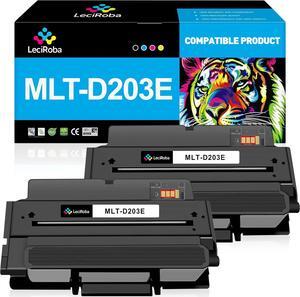 LeciRoba MLT-D203E 10000 Pages Black Toner Cartridge Replacement for Samsung MLT-D203E MLT-D203E/XAA MLT-D203L MLT-D203S for SL-M4020ND SL-M4070FR SL-M3320ND SL-M3870FW SL-M3370FD SL-M3820DW (2-Pack)